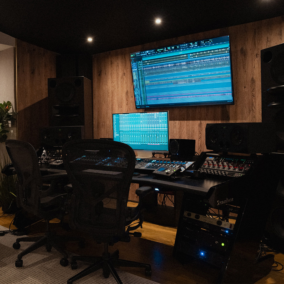 Vista principal del Studio A en The Wave Studios, Puerto Rico